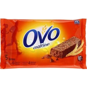 OVOMALTINE Barres Énergétiques 100G le Lot De 4 - Publicité OVOMALTINE Barres Énergétiques 100G le Lot De 4 - Publicité