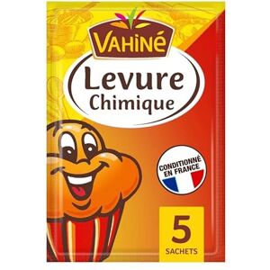 genéric VAHINE levure chimique lot de 5 sachets 55g Trois Articles - Publicité genéric VAHINE levure chimique lot de 5 sachets 55g Trois Articles - Publicité