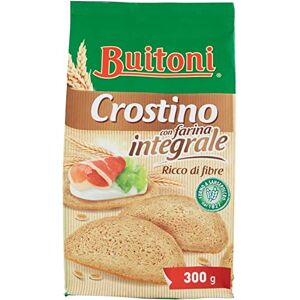 Buitoni Lot de 6 croûtons Crostino con farina Integrale avec farine de blé entier 300 g riche en fibres - Publicité Buitoni Lot de 6 croûtons Crostino con farina Integrale avec farine de blé entier 300 g riche en fibres - Publicité