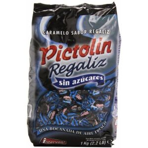 INTERVAN Pictolin Reglisse Sans Sucre 300Gr - Publicité INTERVAN Pictolin Reglisse Sans Sucre 300Gr - Publicité