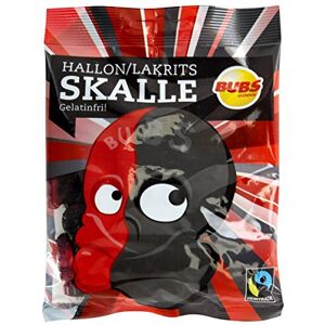 Bubs Crânes à la framboise et à la réglisse (de Suède) - Publicité Bubs Crânes à la framboise et à la réglisse (de Suède) - Publicité