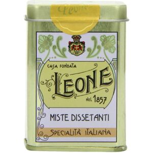 Pastiglie Leone PASTILLES DESALTERANTES BOITE METAL 42GR Produit artisanal italien - Publicité Pastiglie Leone PASTILLES DESALTERANTES BOITE METAL 42GR Produit artisanal italien - Publicité