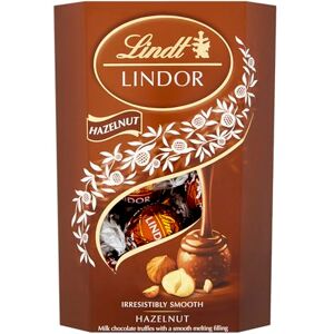 Lindt Lindor Boîte à truffes Chocolat Noisette 16 Boules 200 g Environ - Publicité Lindt Lindor Boîte à truffes Chocolat Noisette 16 Boules 200 g Environ - Publicité