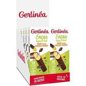 Gerblé Gerlinéa Barres Encas saveur Chocolat Orange Encas équilibré et Riche en Protéines Lot de 12 boîtes (12x2 barres) - Publicité Gerblé Gerlinéa Barres Encas saveur Chocolat Orange Encas équilibré et Riche en Protéines Lot de 12 boîtes (12x2 barres) - Publicité