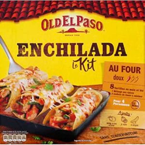 Old El Paso Kit pour Enchiladas au four La boîte de 8, 657g - Publicité Old El Paso Kit pour Enchiladas au four La boîte de 8, 657g - Publicité