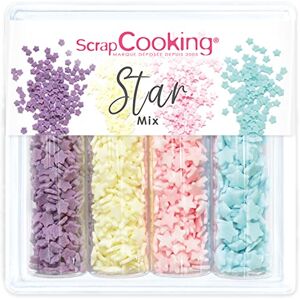 ScrapCooking Décors Sucrés Star Mix 52g Décorations Etoiles Pâtisserie, Desserts, Gâteaux, Biscuits, Cupcakes, Anniversaires - Publicité ScrapCooking Décors Sucrés Star Mix 52g Décorations Etoiles Pâtisserie, Desserts, Gâteaux, Biscuits, Cupcakes, Anniversaires - Publicité