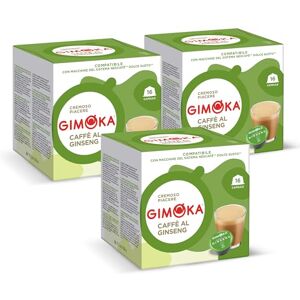 Gimoka Goût CAFÉ AU GINSENG 48 Capsules Compatibles avec les machines à café de la marque Nescafé* Dolce Gusto* Produit en Italie (lot de 3 x 16) - Publicité Gimoka Goût CAFÉ AU GINSENG 48 Capsules Compatibles avec les machines à café de la marque Nescafé* Dolce Gusto* Produit en Italie (lot de 3 x 16) - Publicité