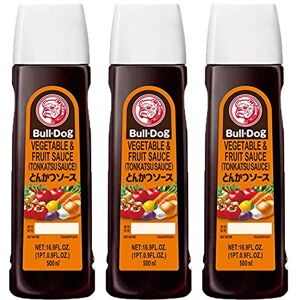 Let's Go Market Bull-dog Lot de 3 sauces aux fruits et légumes (sauce tonkatsu) 500 ml - Publicité Let's Go Market Bull-dog Lot de 3 sauces aux fruits et légumes (sauce tonkatsu) 500 ml - Publicité