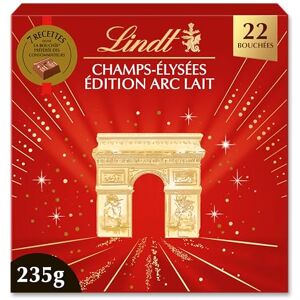 Lindt Boîte CHAMPS-ÉLYSÉES Édition Arc Lait Assortiment de Chocolats au Lait Pralinés, Croustillants et Onctueux Idéal pour Noël, 235g - Publicité Lindt Boîte CHAMPS-ÉLYSÉES Édition Arc Lait Assortiment de Chocolats au Lait Pralinés, Croustillants et Onctueux Idéal pour Noël, 235g - Publicité