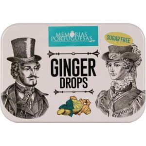 Quinta de Jugais Pastilles au Gingembre Memórias Portuguesas – Lot de 2 Boîtes de 40 g – Bonbons Durs Traditionnels Portugais sans Sucre aux Notes Botaniques - Publicité Quinta de Jugais Pastilles au Gingembre Memórias Portuguesas – Lot de 2 Boîtes de 40 g – Bonbons Durs Traditionnels Portugais sans Sucre aux Notes Botaniques - Publicité