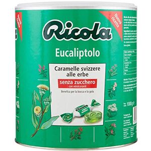 Ricola Bonbons balsamiques aux herbes, sans sucre, arôme eucalyptol Pot de 1 kg - Publicité Ricola Bonbons balsamiques aux herbes, sans sucre, arôme eucalyptol Pot de 1 kg - Publicité
