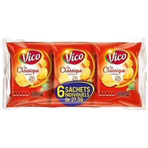 Epicerie salée VICO Chips Classique Nature 150G Lot De 4 livraison offerte - Publicité Epicerie salée VICO Chips Classique Nature 150G Lot De 4 livraison offerte - Publicité