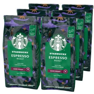 Starbucks - Dark Espresso Roast - 200 g - Whole Bean - Grains de café - Publicité Starbucks - Dark Espresso Roast - 200 g - Whole Bean - Grains de café - Publicité