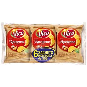 Epicerie salée VICO Chips À L'Ancienne Au Sel Fin 180G Lot De 4 - Publicité Epicerie salée VICO Chips À L'Ancienne Au Sel Fin 180G Lot De 4 - Publicité