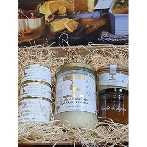 Foie Gras Luxe Coffret Foie Gras Confit Panier Gourmand Coffret Cadeau Sans Alcool 5 Spécialités de la Ferme au Foie Gras 100% FR Sans additifs Sans Conservateurs Sans OGM - Publicité Foie Gras Luxe Coffret Foie Gras Confit Panier Gourmand Coffret Cadeau Sans Alcool 5 Spécialités de la Ferme au Foie Gras 100% FR Sans additifs Sans Conservateurs Sans OGM - Publicité
