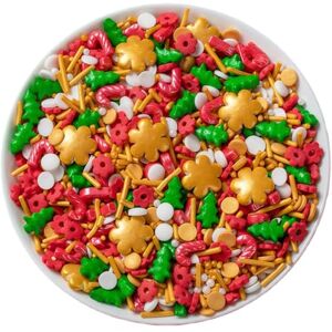 HoolySeek Sucre perlé comestible (85 g) Perles de sucre pour pâtisserie de Noël Sucres décoratifs mélangés Convient pour les gâteaux, cupcakes, biscuits (Or de Noël) - Publicité HoolySeek Sucre perlé comestible (85 g) Perles de sucre pour pâtisserie de Noël Sucres décoratifs mélangés Convient pour les gâteaux, cupcakes, biscuits (Or de Noël) - Publicité