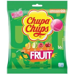 Chupa Chups Sucettes Aux Fruits 192G Lot De 4 - Publicité Chupa Chups Sucettes Aux Fruits 192G Lot De 4 - Publicité