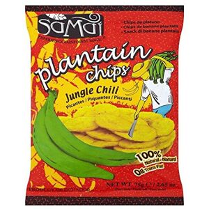 Samai Chips de banane plantain au piment lot de 8 sachets de 75 g - Publicité Samai Chips de banane plantain au piment lot de 8 sachets de 75 g - Publicité