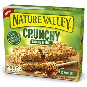 Nature Valley Barres de Céréales Crunchy Avoine & Miel 10 Barres (5x2 Barres) - Publicité Nature Valley Barres de Céréales Crunchy Avoine & Miel 10 Barres (5x2 Barres) - Publicité
