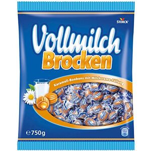 Storck Vollmilch Brocken 750 g Bonbons au caramel emballés individuellement avec garniture à la crème de lait entier - Publicité Storck Vollmilch Brocken 750 g Bonbons au caramel emballés individuellement avec garniture à la crème de lait entier - Publicité