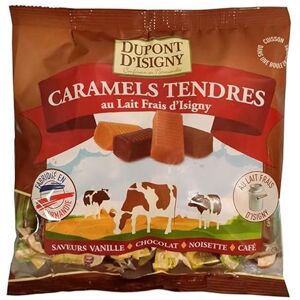 Sachet caramels tendre au beurre salé 250g Dupont d'Isigny - Publicité Sachet caramels tendre au beurre salé 250g Dupont d'Isigny - Publicité