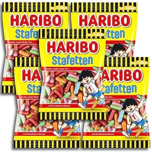 HARIBO 5 Il Paquet Stafetten 5 X 160 G Réglisse - Publicité HARIBO 5 Il Paquet Stafetten 5 X 160 G Réglisse - Publicité