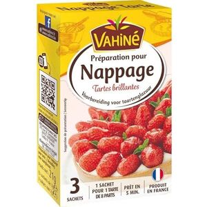 Vahiné Préparation pour Nappage Tartes Brillantes par 3 Sachets de 7g (lot de 5 soit 15 sachet - Publicité Vahiné Préparation pour Nappage Tartes Brillantes par 3 Sachets de 7g (lot de 5 soit 15 sachet - Publicité