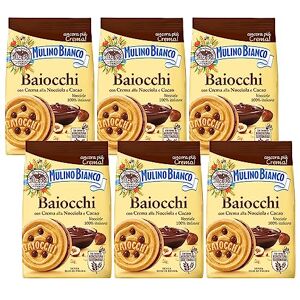 sarcia.eu MULINO BIANCO Baiocchi biscuits sablés à la crème de noisette et cacao 260g (Cacao, x6) - Publicité sarcia.eu MULINO BIANCO Baiocchi biscuits sablés à la crème de noisette et cacao 260g (Cacao, x6) - Publicité