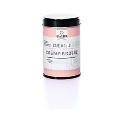 QUAI SUD Café Moulu Crème brûlée boîte Pop 150 g - Publicité QUAI SUD Café Moulu Crème brûlée boîte Pop 150 g - Publicité