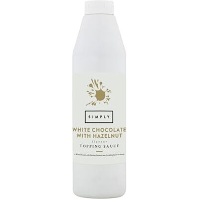 Unknown - Simply White Hazelnut - Chocolate sauce - Publicité Unknown - Simply White Hazelnut - Chocolate sauce - Publicité