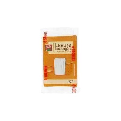 Belle France Levure Boulangère, 6 sachets de 5g - Publicité Belle France Levure Boulangère, 6 sachets de 5g - Publicité
