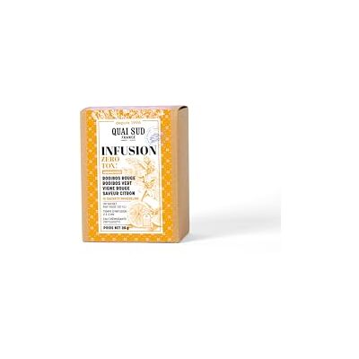 QUAI SUD Infusion « Zéro Tox! » (Rooibos Rouge, Rooibos Vert, Feuilles de Vigne Rouge, Citron) 15 Infusettes - Publicité QUAI SUD Infusion « Zéro Tox! » (Rooibos Rouge, Rooibos Vert, Feuilles de Vigne Rouge, Citron) 15 Infusettes - Publicité
