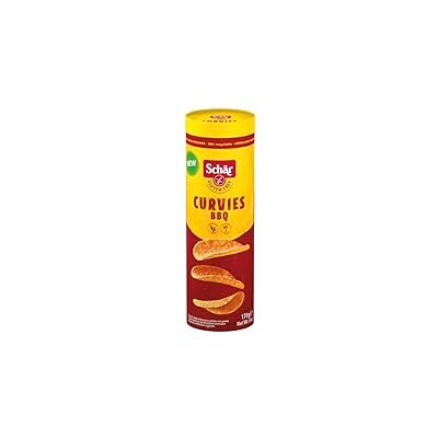 Schär Chips incurvées Curvies Goût barbecue Bbq Sans gluten 170g - Publicité Schär Chips incurvées Curvies Goût barbecue Bbq Sans gluten 170g - Publicité