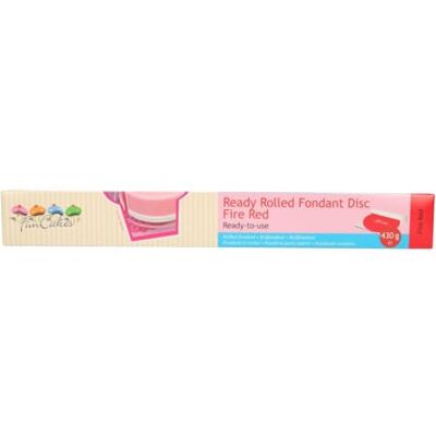 FunCakes Pâte à Sucre Étalée Rouge 430g - Publicité FunCakes Pâte à Sucre Étalée Rouge 430g - Publicité