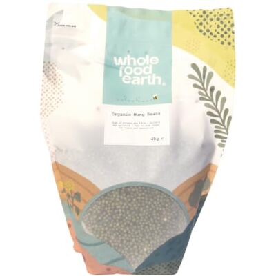Wholefood Earth Haricots Mungo Bio 2 kg Protéines Vegan Légumineuses - Publicité Wholefood Earth Haricots Mungo Bio 2 kg Protéines Vegan Légumineuses - Publicité