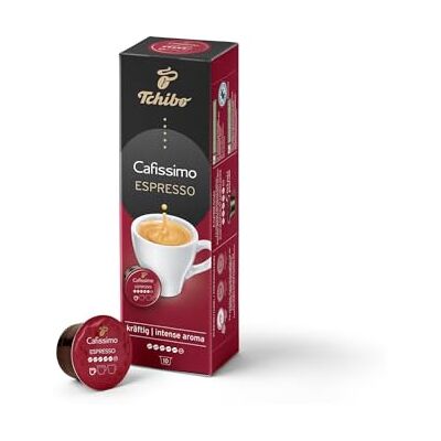 Tchibo - Espresso Intense - Intensité 5/6 - capsules de café - Publicité Tchibo - Espresso Intense - Intensité 5/6 - capsules de café - Publicité