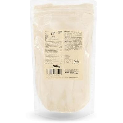 KoRo Agar Agar bio 500 g Pur végétal Parfait pour épaissir et gélifier Alternative à la gélatine Extrait d'algues - Publicité KoRo Agar Agar bio 500 g Pur végétal Parfait pour épaissir et gélifier Alternative à la gélatine Extrait d'algues - Publicité