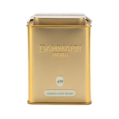 Dammann Frères Thé noir parfumé Grand Goût Russe de vrac 100 g - Publicité Dammann Frères Thé noir parfumé Grand Goût Russe de vrac 100 g - Publicité