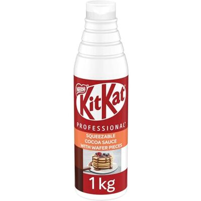 Sauce au cacao KitKat avec morceaux de gaufre 1kg - Publicité Sauce au cacao KitKat avec morceaux de gaufre 1kg - Publicité