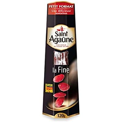 Saint Agaûne la Fine Saucisson de Viande Séchée, 120g - Publicité Saint Agaûne la Fine Saucisson de Viande Séchée, 120g - Publicité