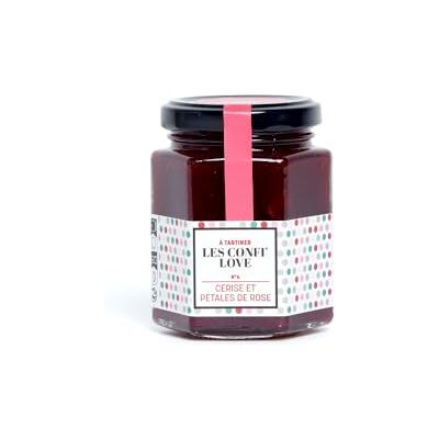 QUAI SUD Confi'Love à Tartiner 210G Cerise Pétales de Roses - Publicité QUAI SUD Confi'Love à Tartiner 210G Cerise Pétales de Roses - Publicité