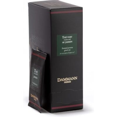 Dammann Thé Vert Jasmin - Sachets - Publicité Dammann Thé Vert Jasmin - Sachets - Publicité