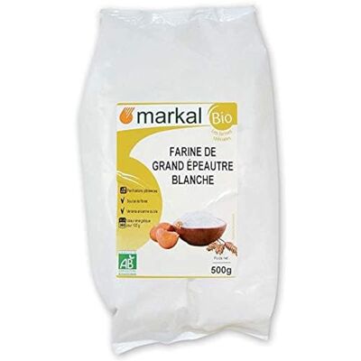 Markal FARINE DE GRAND EPEAUTRE BLANCHE 500G - Publicité Markal FARINE DE GRAND EPEAUTRE BLANCHE 500G - Publicité