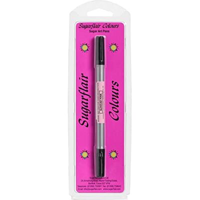 Sugarflair Colours Sugar Art Pen Sundae Pink Coupe Glacée Rose Stylo Alimentaires Comestibles, Marqueurs Comestibles DIY pour Gâteaux, Décoration de Fondant, Massepain et Glaçage Royal 1 Pièce - Publicité Sugarflair Colours Sugar Art Pen Sundae Pink Coupe Glacée Rose Stylo Alimentaires Comestibles, Marqueurs Comestibles DIY pour Gâteaux, Décoration de Fondant, Massepain et Glaçage Royal 1 Pièce - Publicité