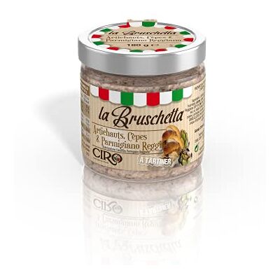 Ciro BRUSCHETTA ARTICHAUTS PARMIGIANO REGGIANO ET CEPES 180 G - Publicité Ciro BRUSCHETTA ARTICHAUTS PARMIGIANO REGGIANO ET CEPES 180 G - Publicité