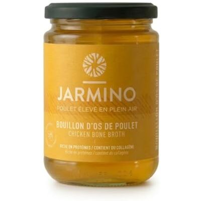 JARMINO Bone broth: 6x 350ml bouillon de poulet bio - Publicité JARMINO Bone broth: 6x 350ml bouillon de poulet bio - Publicité