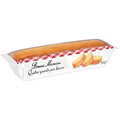 Bonne Maman Quatre Quart pur beurre 500g - Publicité Bonne Maman Quatre Quart pur beurre 500g - Publicité