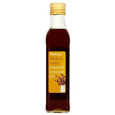 Waitrose Huile de sésame grillée 250 ml - Publicité Waitrose Huile de sésame grillée 250 ml - Publicité