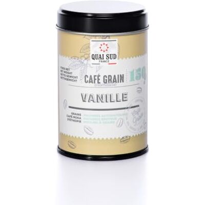 QUAI SUD Café en Grains Aromatisé 150g Saveur Vanille Boite pop - Publicité QUAI SUD Café en Grains Aromatisé 150g Saveur Vanille Boite pop - Publicité