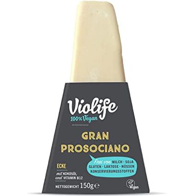 Vegan Veggie Violife Gran Prosociano (Alternative végane au fromage) 150g - Publicité Vegan Veggie Violife Gran Prosociano (Alternative végane au fromage) 150g - Publicité
